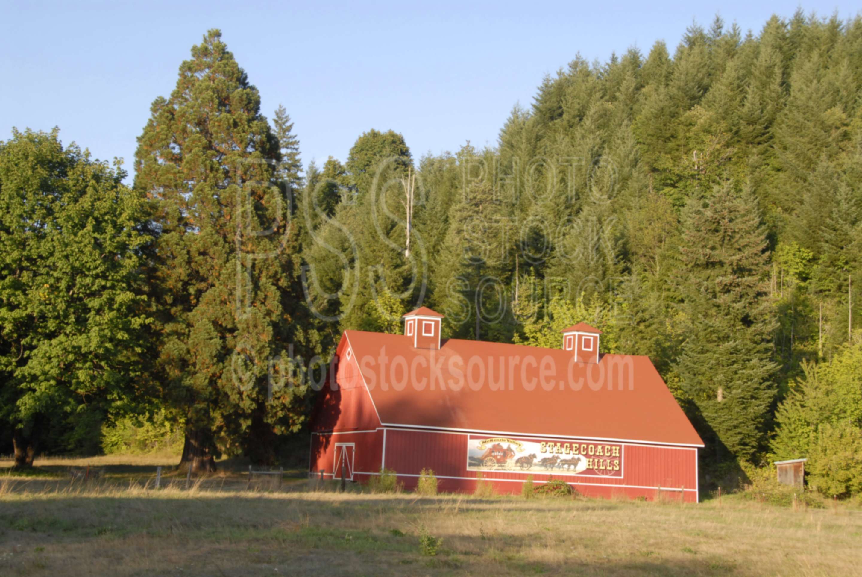 Photo Of Red Barn By Photo Stock Source Barn Vida Oregon Usa